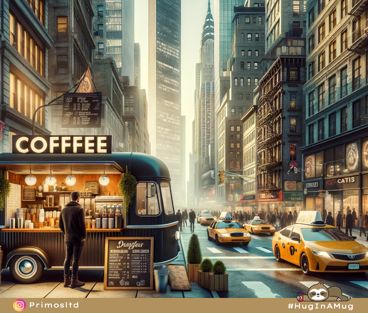 3 - BP56 - Ultimate Guide to Opening a Coffee Trailer - The Coffee Blog - Coffee Trailer in a busy city