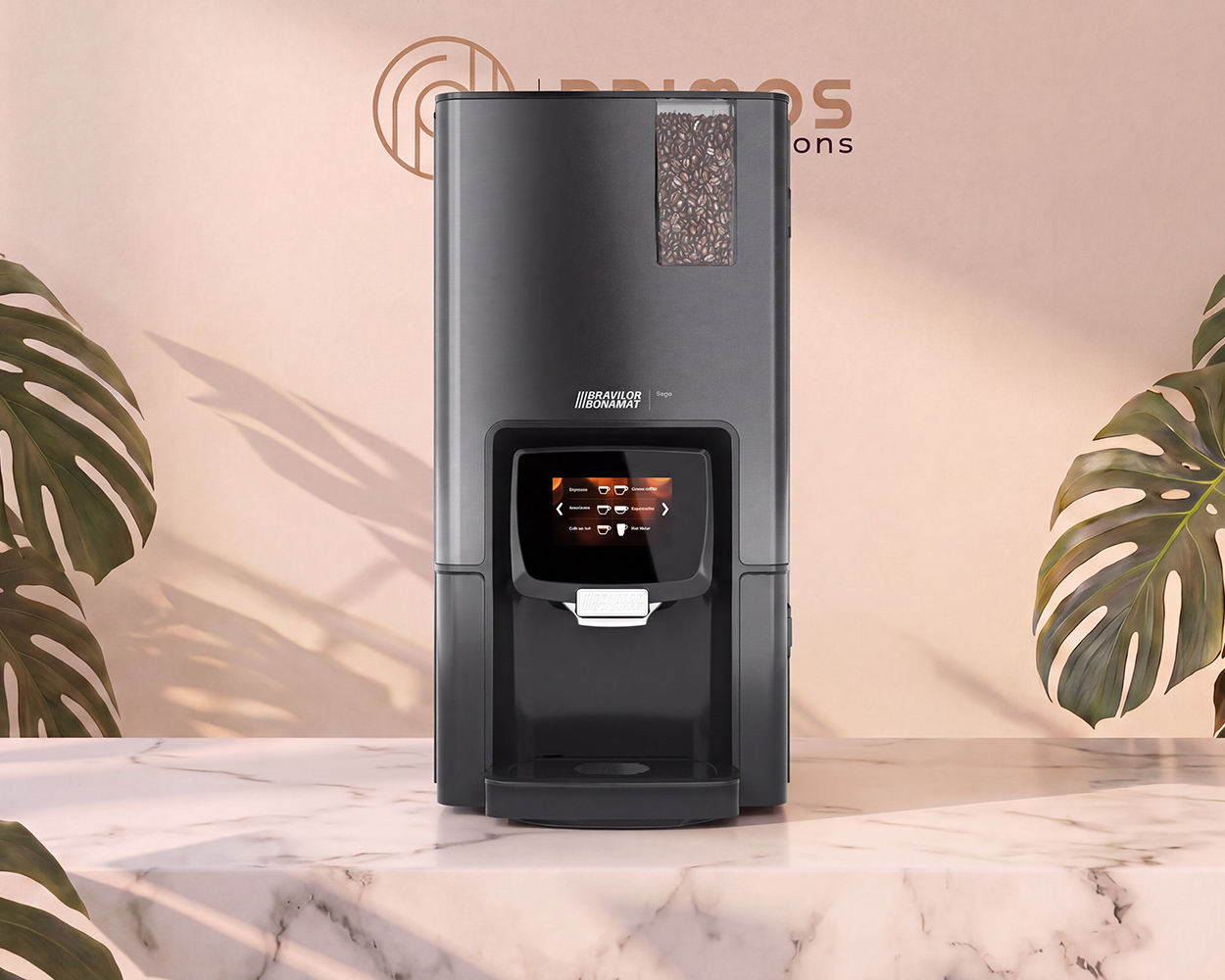Bravilor Sego Display Bean-to-Cup Coffee Machines - Primos Coffee Solutions Ltd.