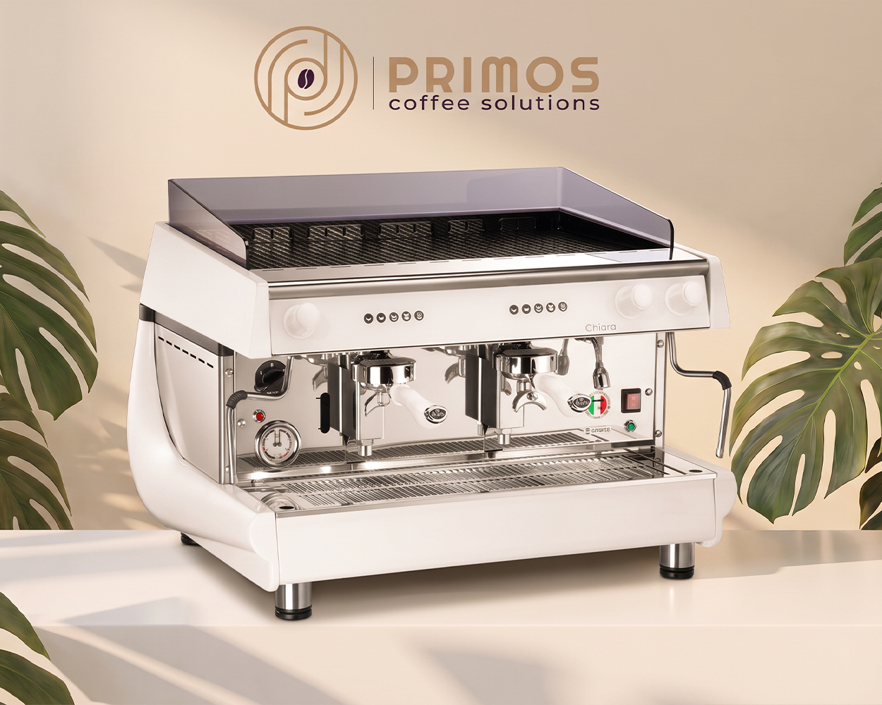 Chiara Giesse Front - Traditional Espresso Machine - Primos Coffee Solutions Ltd.