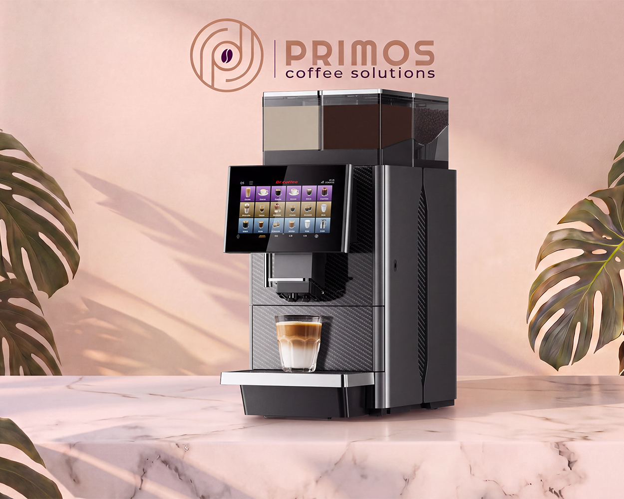 Dr Coffee - T200 - Right Side Display Image - Primos Coffee Soluitons ltd